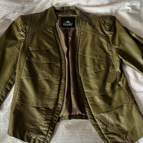 Vintage PU leather jacket - Picture 1 of 4